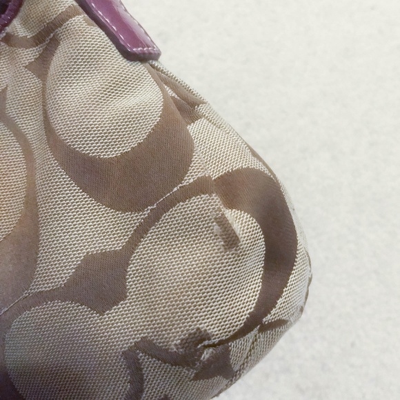 Crossbody/Shoulder Coach Bag - Purple - Picture 5 of 8